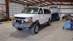 2008 Chevy Express 3500 4X4 Van – Quigley 4WD Conversion - Camper Ready — thumbnail 3