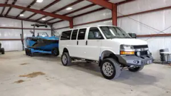 2008 Chevy Express 3500 4X4 Van – Quigley 4WD Conversion - Camper Ready — thumbnail 2