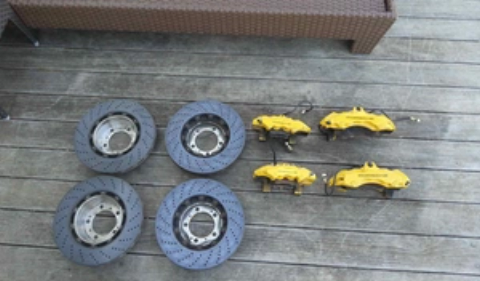 996 GT2 - Complete Set of PCCB Ceramic brakes (Rotors, Caliper and Pads)