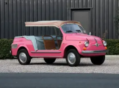 1955 Fiat 500 Giardiniera Coachwork by Carrozzeria Ghia Jolly Beach Car — thumbnail 4