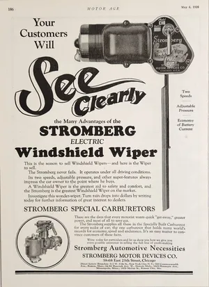 Stromberg Electric Windshield Wiper